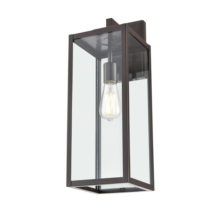 929 Lighting Atless 1Lt Outdoor Wall Lantern, Bronze/Clear