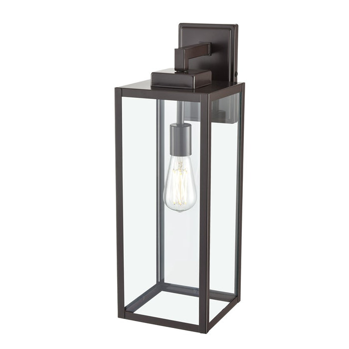 929 Lighting Atless 1Lt Outdoor Wall Lantern, Bronze/Clear