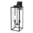 929 Lighting Atless 2Lt Outdoor Wall Lantern, Black/Clear