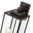 929 Lighting Atless 2Lt Outdoor Wall Lantern, Bronze/Clear