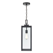 929 Lighting Atless 1Lt Outdoor Pendant, Black/Clear - 60191-PBK
