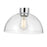 Millennium Knightsdale 1Lt Semi Flush Mount, Chrome/Clear