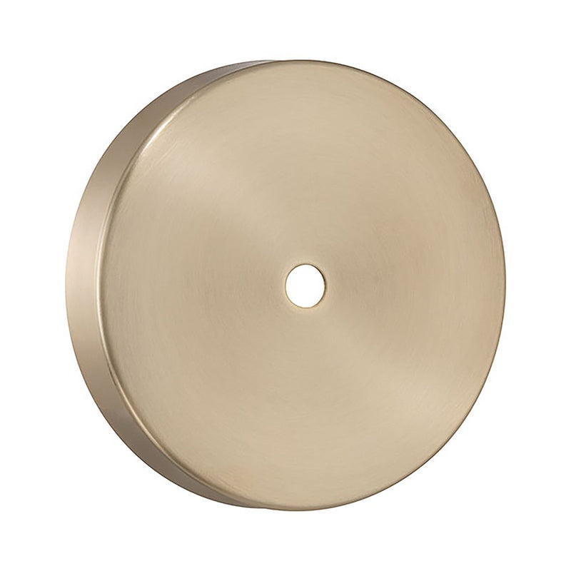 Millennium Lighting Knightsdale 1Lt Semi Flush Mount, Gold/Clear