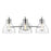 Millennium Lighting Knightsdale 25.25" 3Lt Vanity, Chrome/Clear