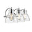 Millennium Lighting Knightsdale 25.25" 3Lt Vanity, Chrome/Clear