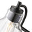 Millennium Lighting Knightsdale 25.25" 3Lt Vanity, Matte Black/Clear
