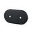 Millennium Lighting Knightsdale 25.25" 3Lt Vanity, Matte Black/Clear