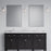 Millennium Riville 1Lt Wall Sconce, Chrome/Clear Striated