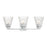 Millennium Riville 3Lt Bathroom Vanity Light, Chrome/Clear Striated