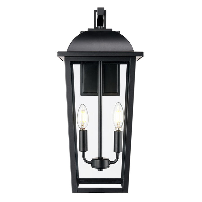 Millennium Houston 20.5" High 2Lt Outdoor Wall Lantern Black/Clear