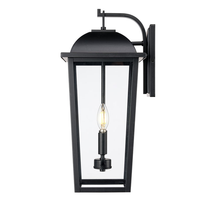 Millennium Houston 20.5" High 2Lt Outdoor Wall Lantern Black/Clear