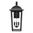 Millennium Houston 24" High 3Lt Outdoor Wall Lantern, Black/Clear