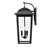 Millennium Houston 24" High 3Lt Outdoor Wall Lantern, Black/Clear