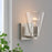 Millennium Lighting Strayhan 6.75" High 1Lt Wall Sconce, Nickel/Clear