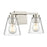 Millennium Lighting Strayhan 13" 2Lt Vanity, Brushed Nickel/Clear - 64002-BN