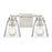 Millennium Lighting Strayhan 13" 2Lt Vanity, Brushed Nickel/Clear