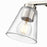 Millennium Lighting Strayhan 13" 2Lt Vanity, Brushed Nickel/Clear