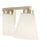 Millennium Strayhan 4Lt Bathroom Vanity Light, Gold/White Frosted