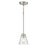 Millennium Lighting Strayhan 5.75" 1Lt Mini Pendant, Nickel/Clear
