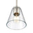 Millennium Lighting Strayhan 5.75" 1Lt Mini Pendant, Nickel/Clear