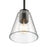 Millennium Lighting Strayhan 5.75" 1Lt Mini Pendant, Black/Clear