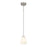 Millennium Strayhan 1Lt Pendant, Nickel/White Frosted - 64101WG-BN