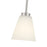 Millennium Strayhan 1Lt Pendant, Nickel/White Frosted
