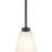 Millennium Strayhan 1Lt Pendant, Black/White Frosted