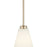 Millennium Lighting Strayhan 1Lt Pendant, Gold/White Frosted