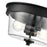 Millennium Lighting Strayhan 13" 2Lt Flush Mount, Matte Black/Clear