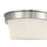 Millennium Lighting Strayhan 2Lt Flush Mount, Nickel/White Frosted