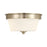 Millennium Lighting Strayhan 2Lt Flush Mount, Gold/White Frosted