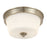 Millennium Lighting Strayhan 2Lt Flush Mount, Gold/White Frosted