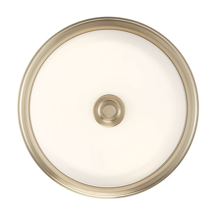 Millennium Lighting Strayhan 2Lt Flush Mount, Gold/White Frosted