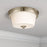 Millennium Lighting Strayhan 2Lt Flush Mount, Gold/White Frosted