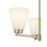 Millennium Strayhan 3Lt Chandelier, Gold/White Frosted