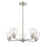 Millennium Lighting Strayhan 24" 5Lt Chandelier, Brushed Nickel/Clear - 64105-BN