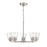Millennium Lighting Strayhan 24" 5Lt Chandelier, Brushed Nickel/Clear