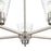 Millennium Lighting Strayhan 24" 5Lt Chandelier, Brushed Nickel/Clear