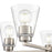 Millennium Lighting Strayhan 24" 5Lt Chandelier, Brushed Nickel/Clear