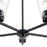 Millennium Lighting Strayhan 24" 5Lt Chandelier, Matte Black/Clear