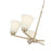 Millennium Strayhan 5Lt Chandelier, Gold/White Frosted