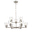 Millennium Lighting Strayhan 28.5" 9Lt Chandelier, Nickel/Clear - 64109-BN