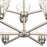 Millennium Lighting Strayhan 28.5" 9Lt Chandelier, Nickel/Clear