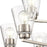 Millennium Lighting Strayhan 28.5" 9Lt Chandelier, Nickel/Clear