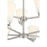 Millennium Strayhan 9Lt Chandelier, Nickel/White Frosted