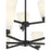 Millennium Strayhan 9Lt Chandelier, Black/White Frosted