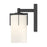 Millennium Froselle 1Lt Wall Sconce, Black/White Frosted
