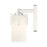 Millennium Froselle 1Lt Wall Sconce, Nickel/White Frosted - 65001-PN