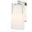 Millennium Froselle 1Lt Wall Sconce, Nickel/White Frosted